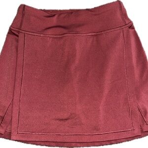 Girls Stylish Maroon Skort